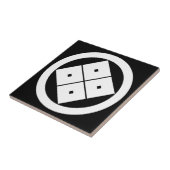 Carreau Tilted four-square-eyes in circle (Côté)