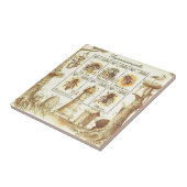 Carreau Timbre ukrainien de l'apiculture (Côté)