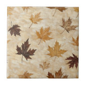 Carreau Timeless Botanical Harmony – Leaf in Warm Neutrals (Devant)