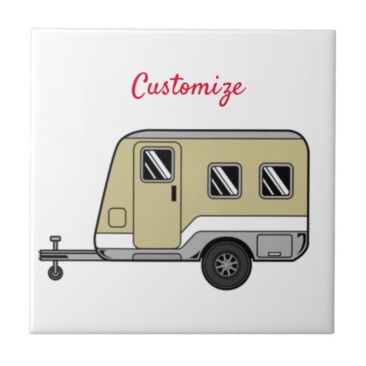 Carreau Tiny Tan Caravan Camper Thunder_Cove  (Devant)