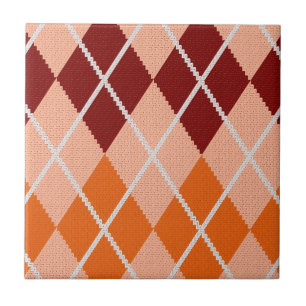 Carreau Tissu à motifs de losanges réaliste