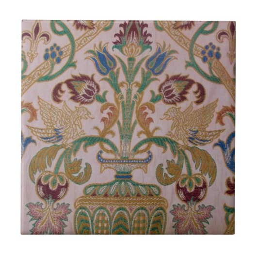 Carreau Tissu Damas antique (Devant)