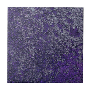 Carreau Tissu métallique rouillé foncé Royal violet Abstra