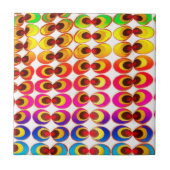 Carreau Tissu psychédélique (Devant)