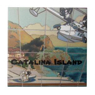 CARREAU TITRE CÉRAMIQUE DE L'ÎLE CATALINA
