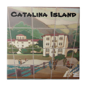 CARREAU TITRE CÉRAMIQUE DE L'ÎLE CATALINA