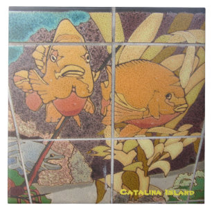 CARREAU TITRE CÉRAMIQUE DE L'ÎLE CATALINA