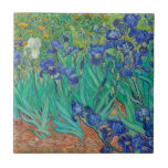 Carreau TITRE CÉRAMIQUE "IRISES" PAR VINCENT Van Gogh<br><div class="desc">"IRISES" PAR VINCENT Van Gogh TILE CÉRAMIQUE</div>
