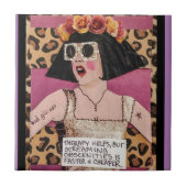 CARREAU TITRE, TRIVET-  (Devant)