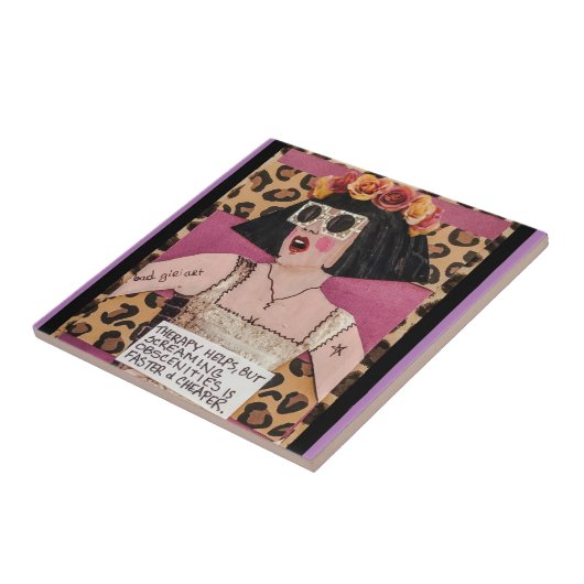 CARREAU TITRE, TRIVET-  (Côté)