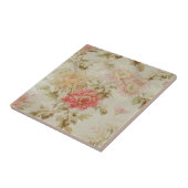 Carreau Toile floral français antique (Côté)