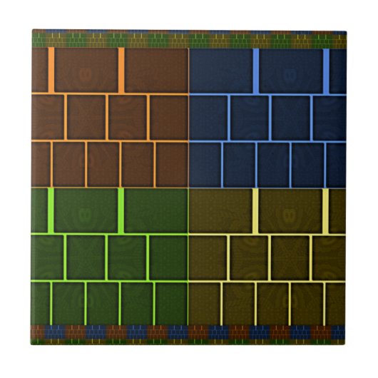 Carreau Toile murale (Devant)