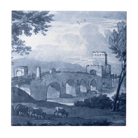 Carreau Toile pastorale - Pont (Devant)