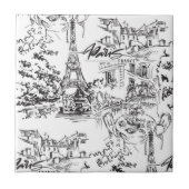 Carreau Toile Tour Eiffel (Devant)