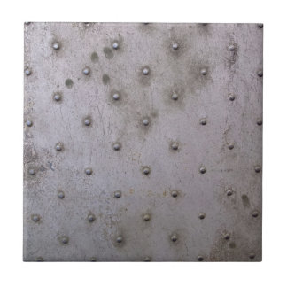 Carreau Tôle d'acier grunge avec des rivets