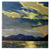 Carreau Tom Thomson - Feu de lune d'été chaud (Devant)