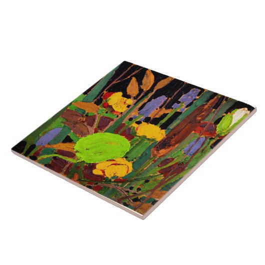 Carreau Tom Thomson - Fleurs d'eau (Côté)
