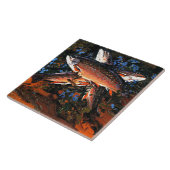 Carreau Tom Thomson - Trois truites (Côté)