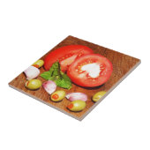 Carreau tomate aux olives farcies et ail (Côté)
