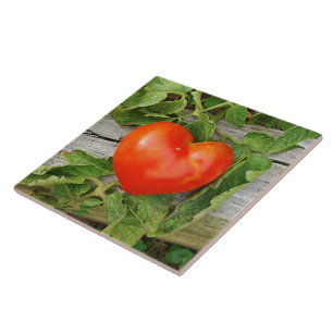 Carreau Tomate en forme de coeur