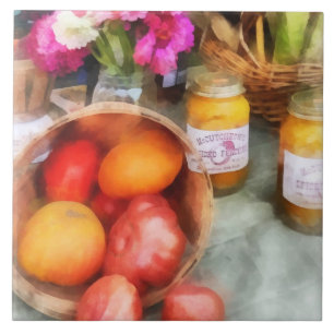 Carreau Tomates et pêches