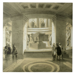 Carreau Tombe du napoléon (1769-1821) chez Invalides, de