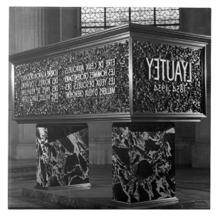 Carreau Tombeau de Lyautey du Maréchal de France vintage