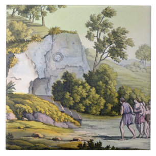 Carreau Tombeau de Sun, Pérou, de 'Le Costume Ancien et d