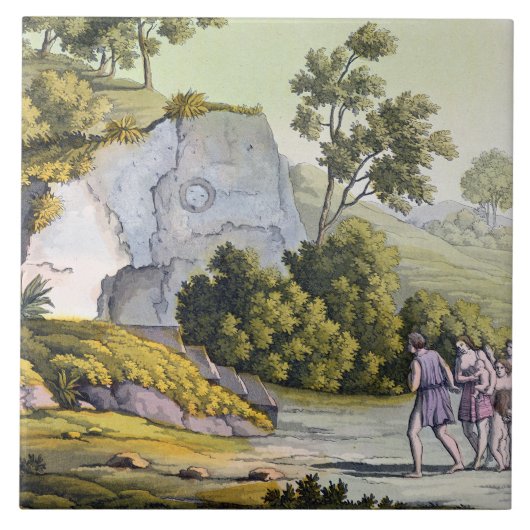 Carreau Tombeau de Sun, Pérou, de 'Le Costume Ancien et de (Devant)