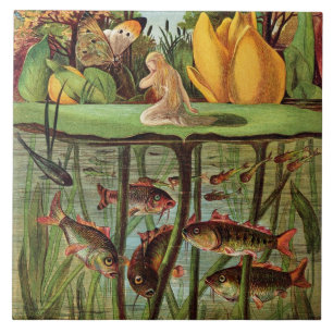 Carreau Tommelise très désolé sur la feuille de nénuph