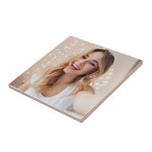 Carreau Ton visage sur un dessous de verre de papier carré (Côté)