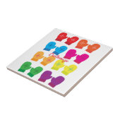 Carreau Tonnerre-Cove multicolore de Mittens (Côté)