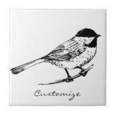 Carreau Tonnerre de chickadee noir (Devant)