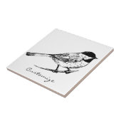 Carreau Tonnerre de chickadee noir (Côté)