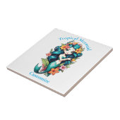 Carreau Tonnerre de sirène tropicale (Côté)