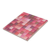 Carreau Tons de Motif en mosaïque rose (Côté)