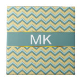 Carreau Topaz Parties scintillant Chevron Motif (Devant)