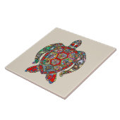 Carreau Tortue colorée (Côté)