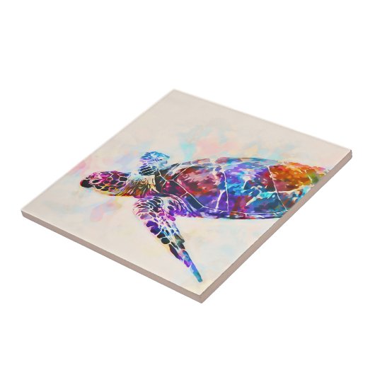 Carreau Tortue de mer d'Hawaï (Côté)