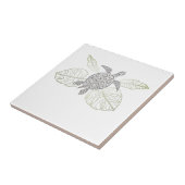 Carreau Tortue de mer grise Côtière Tropicale  (Côté)