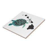 Carreau Tortue de mer verte d'Hawaï et îles d'Hawaï (Côté)