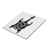 Carreau Tortue, dessin australien (aborigène) (Côté)