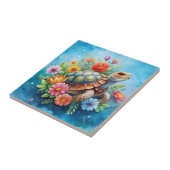 Carreau Tortue florale (Côté)