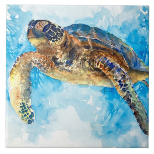 Carreau Tortue marine 33