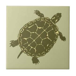 Carreau Tortue rouge de glisseur