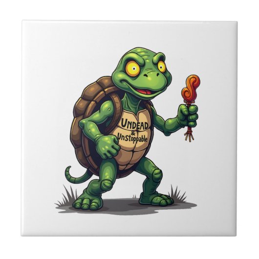 Carreau Tortue Zombie (Devant)