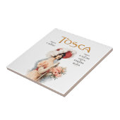 Carreau Tosca Opéra Vintage - Conception d'affiche d'opéra (Côté)