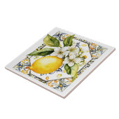 Carreau Toscane Méditerranéenne Citron Rustique (Côté)