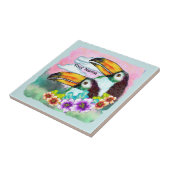 Carreau Toucans Tropicaux  (Côté)