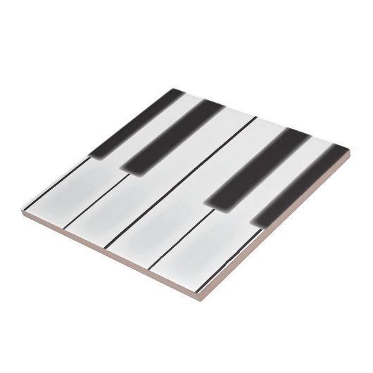 Carreau Touches de piano usées (Côté)